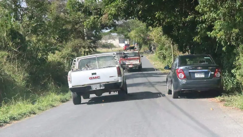 Carretera Palmar Estación-Palmarejo en malas condiciones